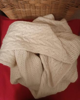 Sciarpa ad anello H &M bianco avorio 