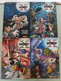 X-Mickey 1-4 collezione Panini