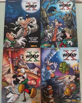X-Mickey 1-4 collezione Panini