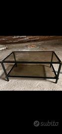 Tavolo basso di salotto in vetro