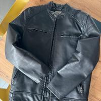 Giubbotto pelle imbottito