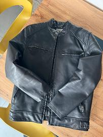 Giubbotto pelle imbottito