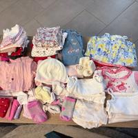 Set abbigliamento neonata 0-3 mesi estivo