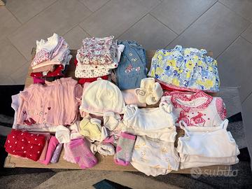 Set abbigliamento neonata 0-3 mesi estivo