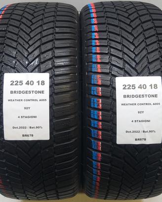 2 GOMME 225 40 18 BRIDGSTONE BR678