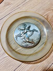 Piatto decorativo in bassorilievo di Castelani