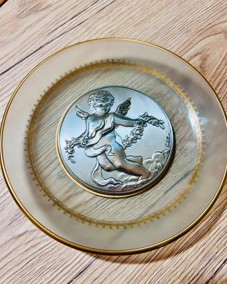 Piatto decorativo in bassorilievo di Castelani