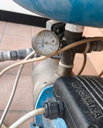 motore elettrico con kit autoclave e serbatoio 