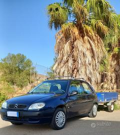 citroen saxo con gancio di traino