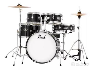 batteria pearl roadshow junior jet black 