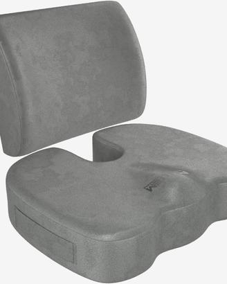 Cuscino e poggiaschiena memory foam Fortem