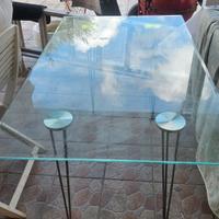 tavolo in vetro 