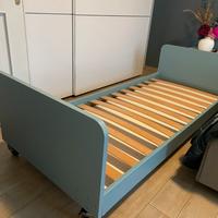 Letto singolo con doghe