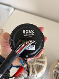 Casse nautiche Boss MR6W + stereo Bluetooth MGR150