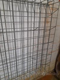 Rastrelliera -porta bottiglie zincata