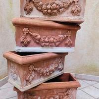 Portafiori cassetta terracotta Toscana