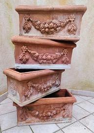 Portafiori cassetta terracotta Toscana