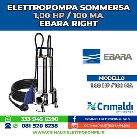 ELETTROPOMPA SOMMERSA - 100MA - EBARA RIGHT