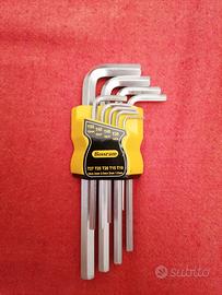 Set brugole professionali, 9 misure