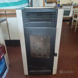 stufa a pellet Elledi star 8 con tubi canna fuma