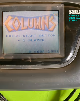 Sega Game Gear funzionante schermo originale