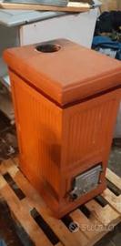 stufa a legna becchi in terracotta monolitica tipo