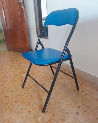 sedia pieghevole imbottita