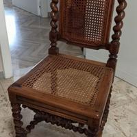 12 sedie epoca Rinascimentale legno massello