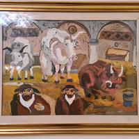 Quadro Giuseppe Serafini 1983