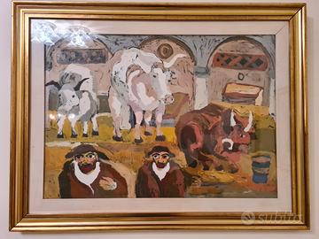 Quadro Giuseppe Serafini 1983