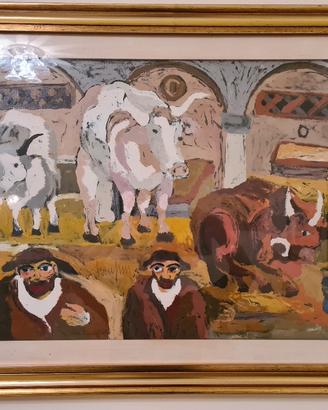 Quadro Giuseppe Serafini 1983