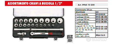 KIT CHIAVI A BUSSOLA DA 1/2"