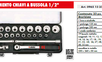 KIT CHIAVI A BUSSOLA DA 1/2"