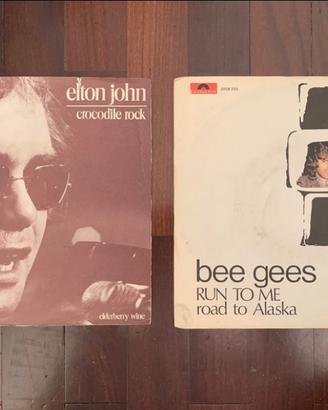 Anni 70 - Set 45 giri - Elton John + Bee Gees