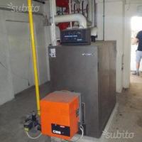 Caldaia bruciatore 315 kw grandi ambienti metano