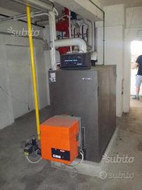 Caldaia bruciatore 315 kw grandi ambienti metano