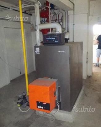 Caldaia bruciatore 315 kw grandi ambienti metano