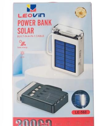LEOVIN Power Bank Solar 20000 mAh