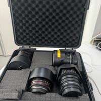 Samyang Obiettivi CIne VDSLR Kit Valigetta T1.5