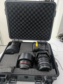 Samyang Obiettivi CIne VDSLR Kit Valigetta T1.5