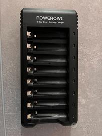 Batterie AA ricaricabili con caricabatterie