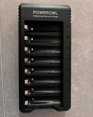 Batterie AA ricaricabili con caricabatterie