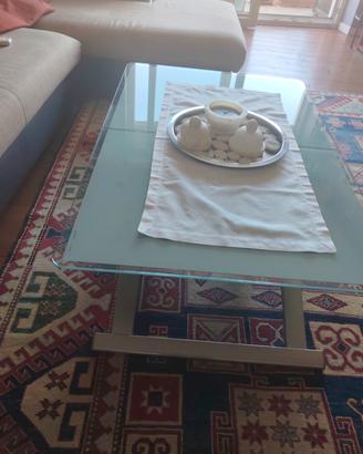  tavolo in cristallo temperato calligaris
