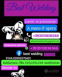 Saldatore e carpentiere