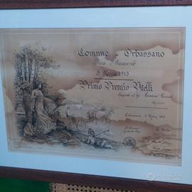 Litografia Doyen-Torino-Primi'900-Fiera Primaveril