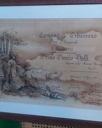 Litografia Doyen-Torino-Primi'900-Fiera Primaveril