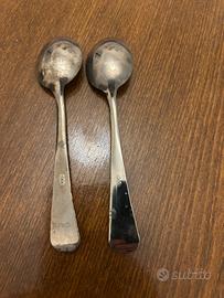 Coppia Cucchiaini in argento