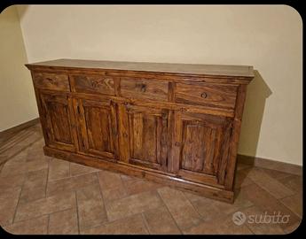 Credenza Madia in Palissandro Indiano Massello 