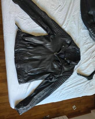 giacca in pelle be edgy 