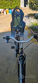 bici adulto con seggiolino posteriore